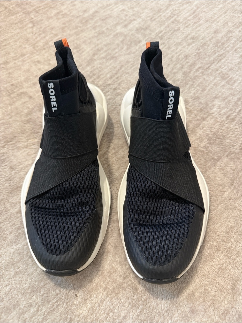 Sorel Black Woman Slip-On Athletic Sneakers